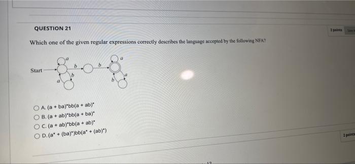 Solved 2 Points Let S Be The Set Of States That Can Be | Chegg.com