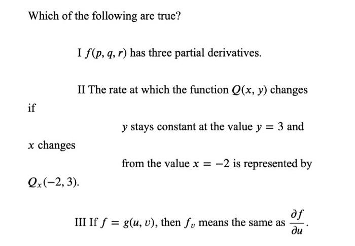 Solved Which Of The Following Are True I F P Q R Has Chegg Com