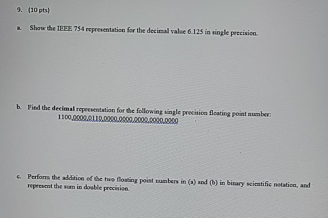 Solved Please show all work and explain where necessary. If | Chegg.com