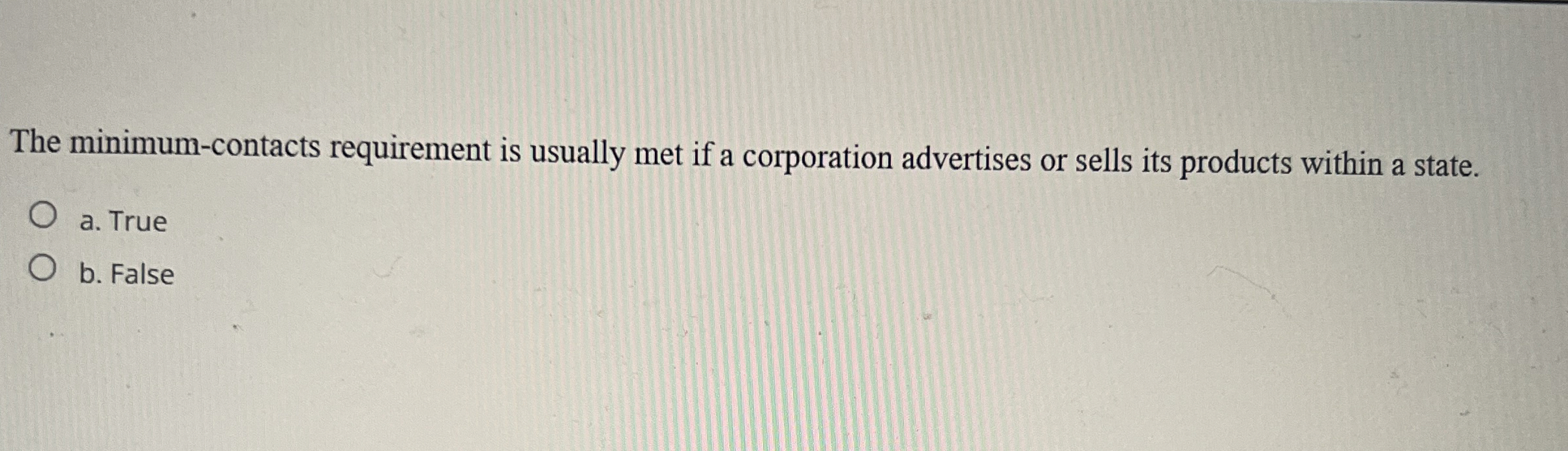 Solved The minimum-contacts requirement is usually met if a | Chegg.com