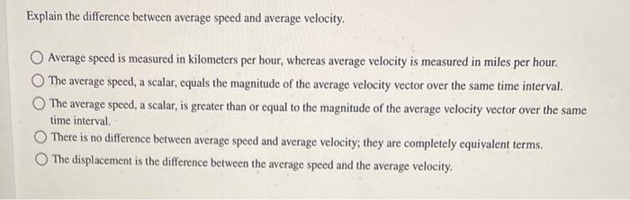 Difference between kilometers clearance and miles per hour