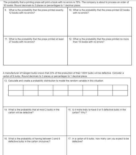 Solved Binomial or not? Determine whether each experiment is | Chegg.com