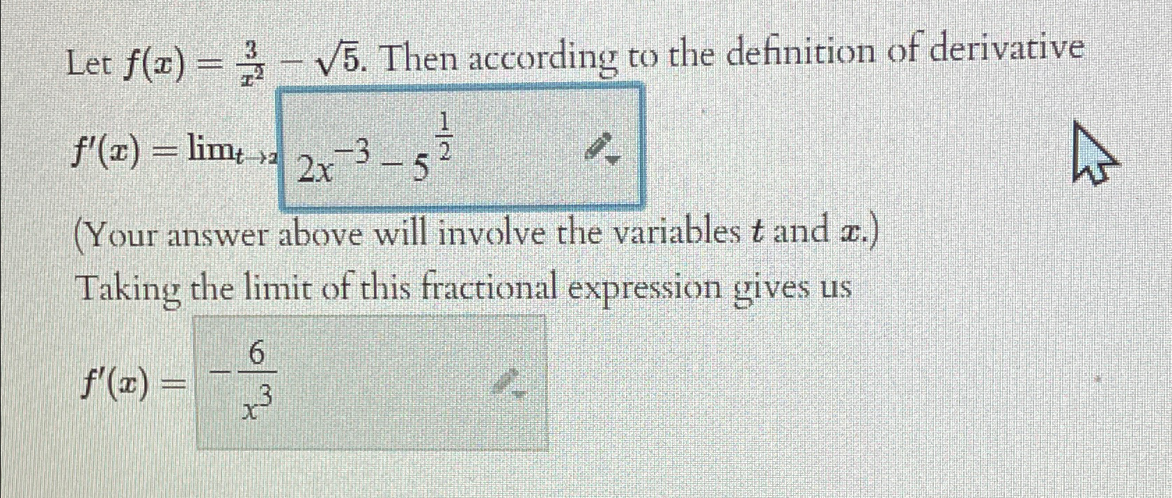 Solved Let F X 3x2 52 ﻿then According To The Definition Of