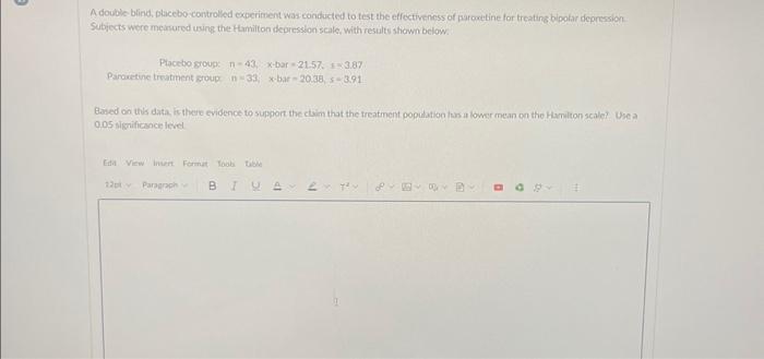 double blind experiments are conducted in order to