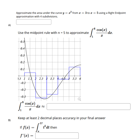 Solved Approximate the area under the curve y = x from 2 = 3 | Chegg.com