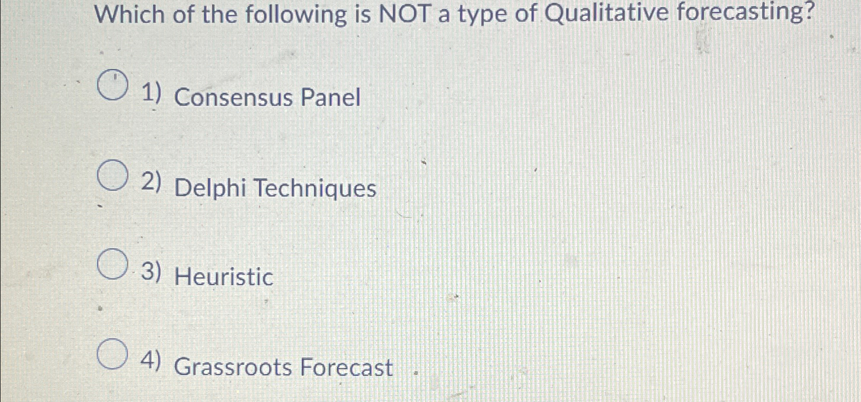 Solved Which of the following is NOT a type of Qualitative | Chegg.com