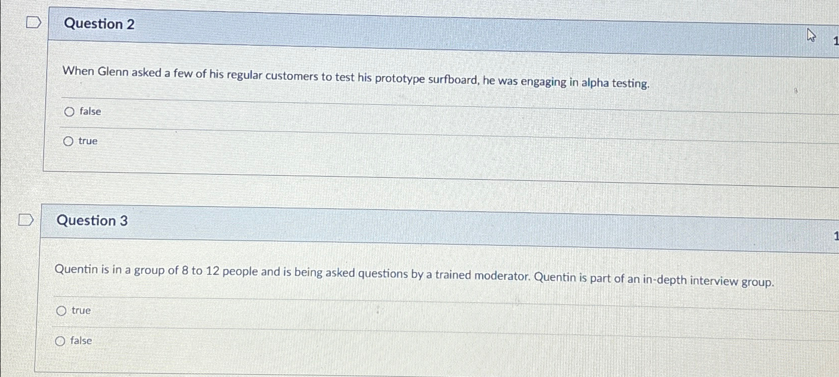 Solved Question 2When Glenn asked a few of his regular | Chegg.com