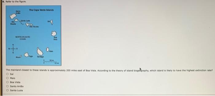 Solved B Refer To The Figure The Cape Verde Islands Hart Chegg Com