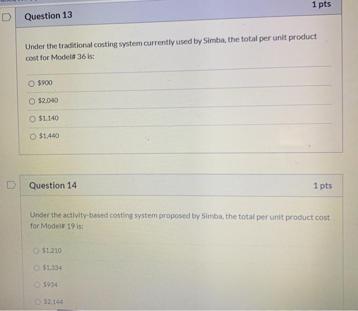 Solved Use the following to answer questions 13 and 14: | Chegg.com