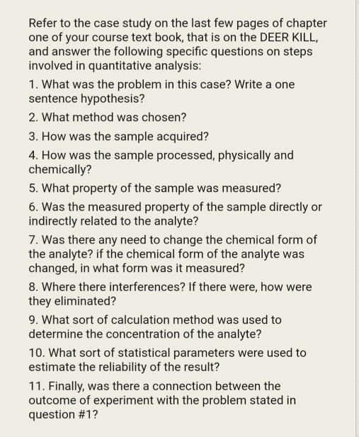 Refer to the case study on the last few pages of