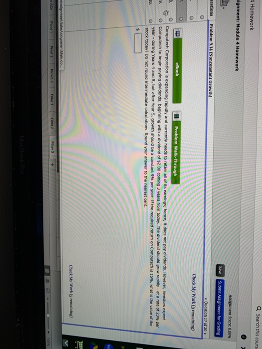 Solved Q Search this cours 4 Homework 0 signment: Module 4 | Chegg.com