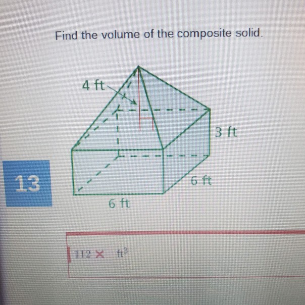 How To Find The Volume Of A Composite Solid Solved Find the volume of the composite solid. - - 13 - H | Chegg.com