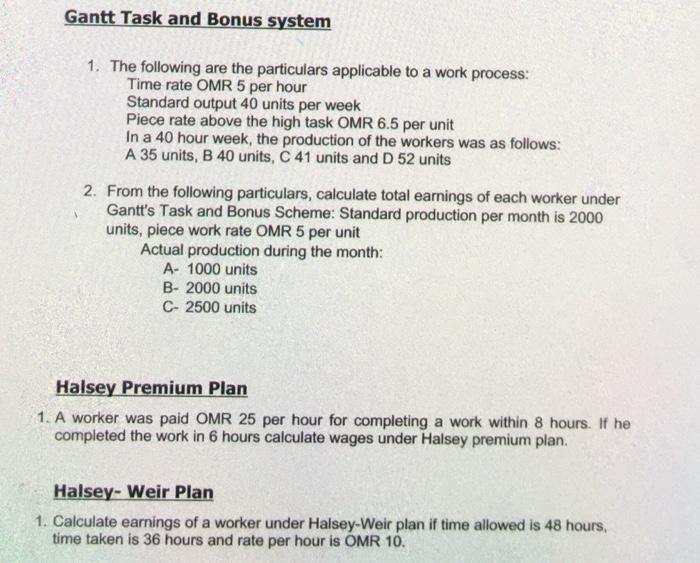 Taylor's Differential Piece Rates System 1. From the