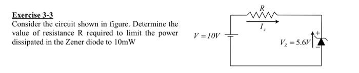 Solved Exercise 3-3 Consider The Circuit Shown In Figure. | Chegg.com