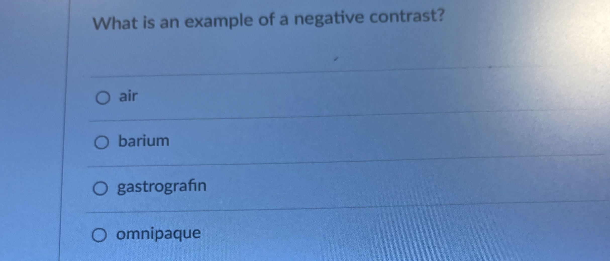 Solved What is an example of a negative | Chegg.com