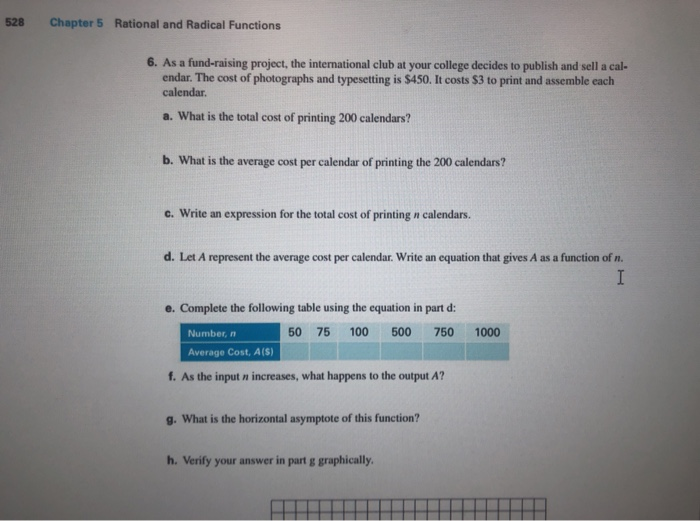 Chapter 5 Rational And Radical Functions Answers