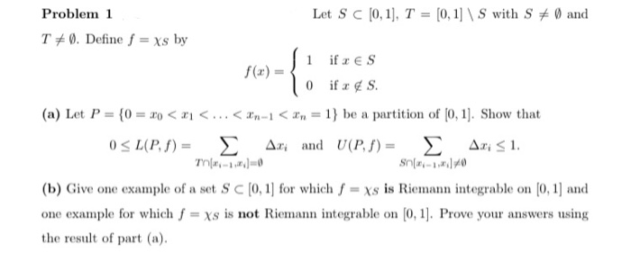 Solved Problem 1 Let S C 0 1 T 0 1 S With S 6 A Chegg Com