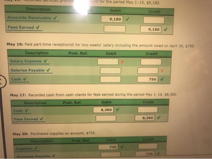 Solved muy 10. Recordeu services provide Description ount