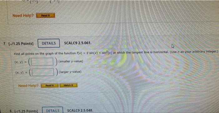 Solved Find all points on the graph of the function | Chegg.com