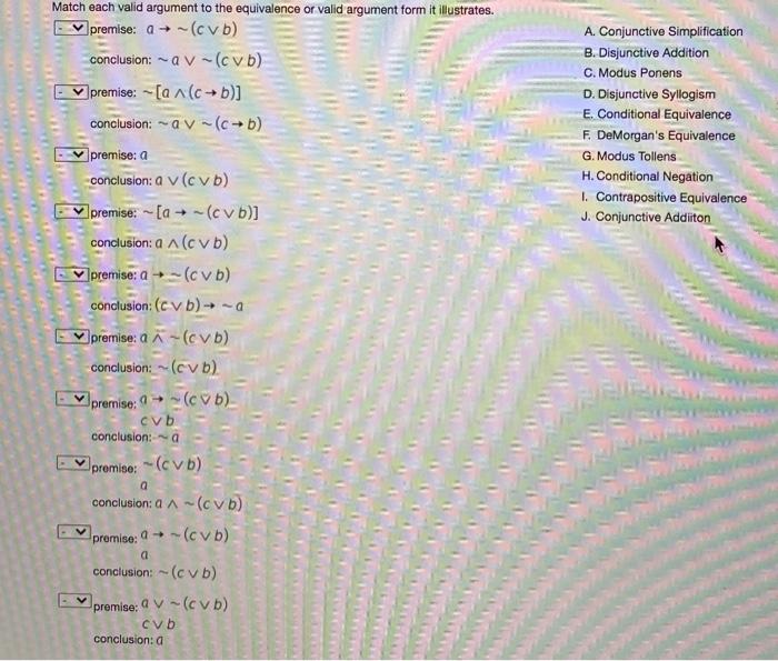 Solved A. Conjunctive Simplification B. Disjunctive Addition | Chegg.com