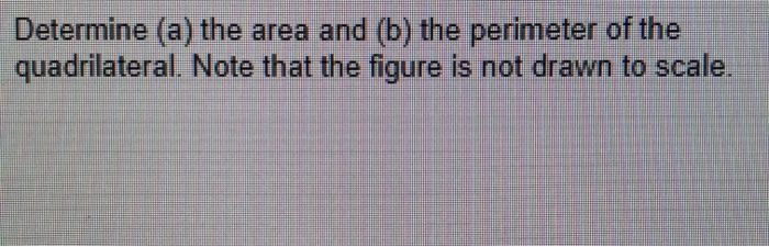 Solved Determine (a) The Area And (b) The Perimeter Of The | Chegg.com