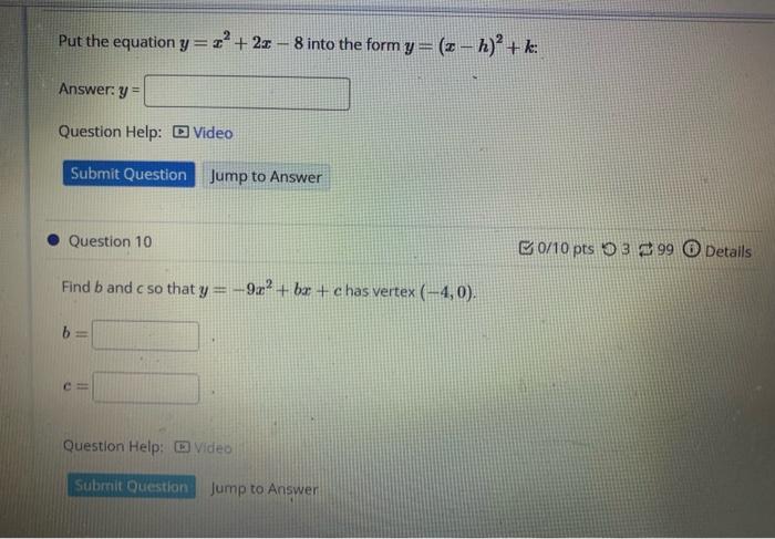 Solved can you please help me answer whatever questions you | Chegg.com