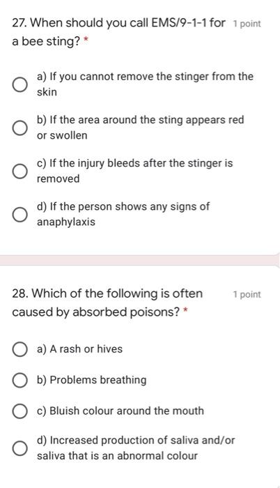 solved-29-which-type-of-poison-often-causes-1-point-chegg