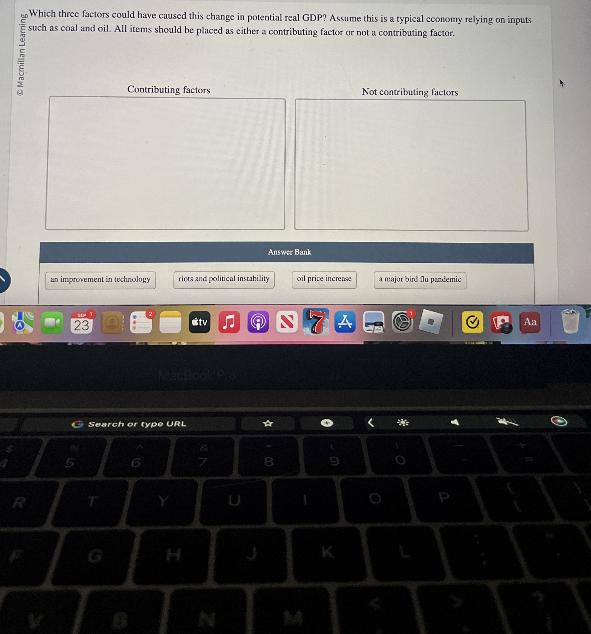 Solved ?n0 ﻿Which three factors could have caused this | Chegg.com