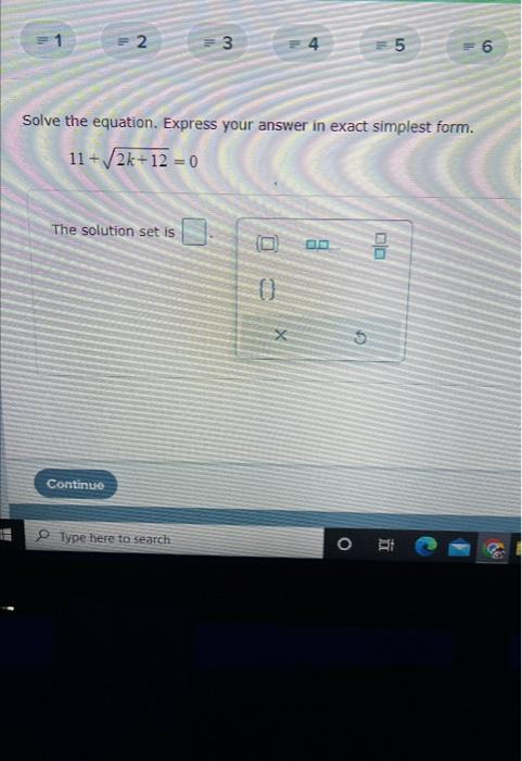 Solved Solve the equation. Express your answer in exact | Chegg.com