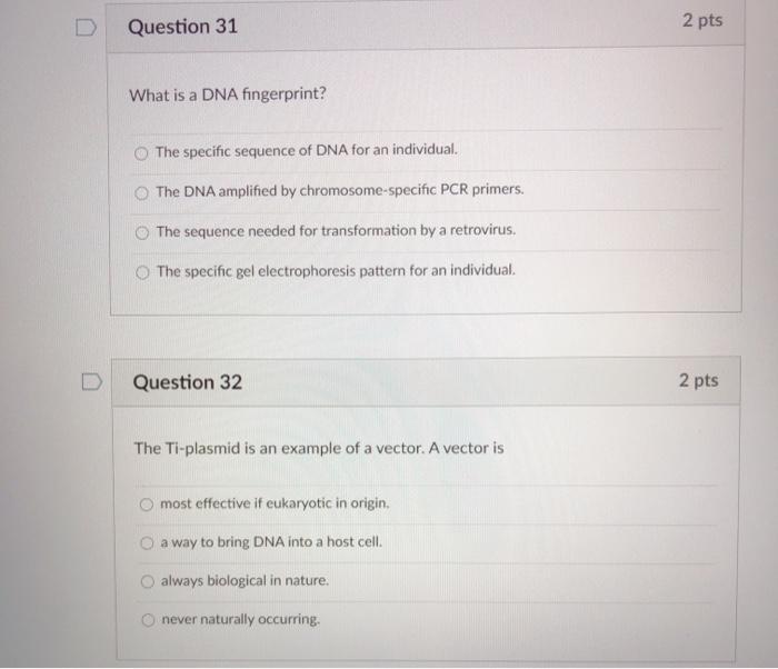 Solved Question 29 2 pts Which type of mutation will | Chegg.com