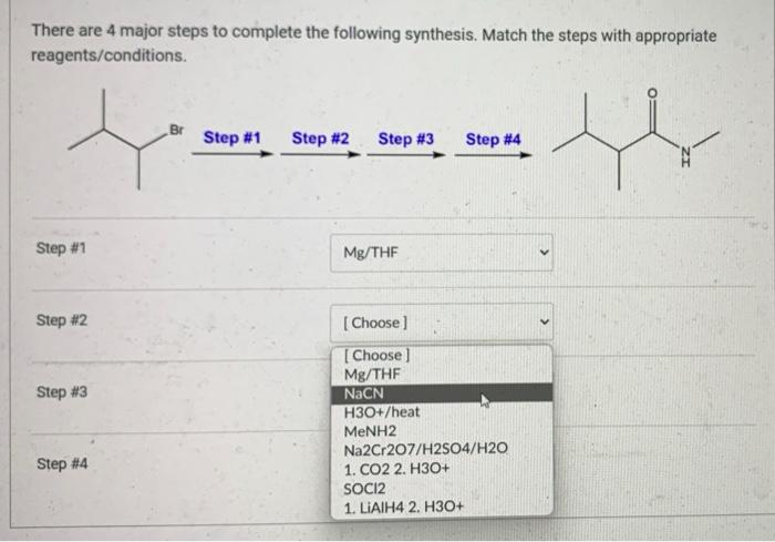 Solved There are 4 major steps to complete the following | Chegg.com