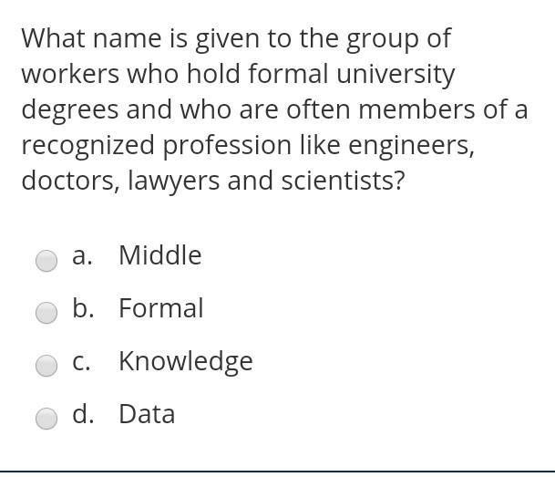 Solved Which Of The Following Not A Feature Of MIS? A. | Chegg.com