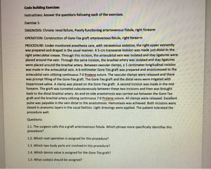 Solved Code Building Exercises Instructions: Answer the | Chegg.com