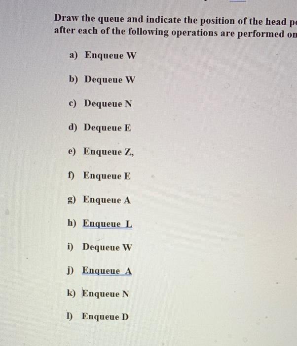 Solved Q12 Following is a queue implemented using arrays. 0 | Chegg.com
