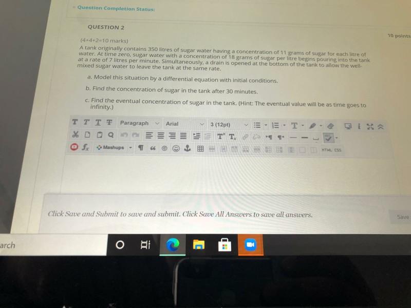 Solved Question Completion Status QUESTION 2 10 points | Chegg.com