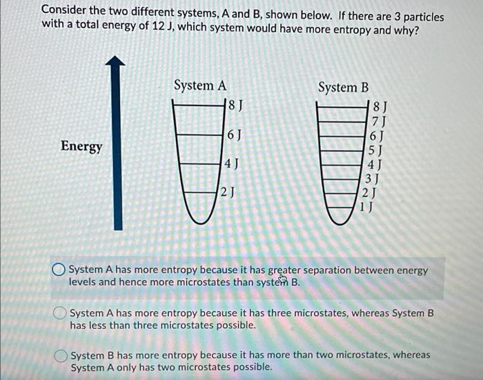 Solved Consider The Two Different Systems, A And B, Shown | Chegg.com