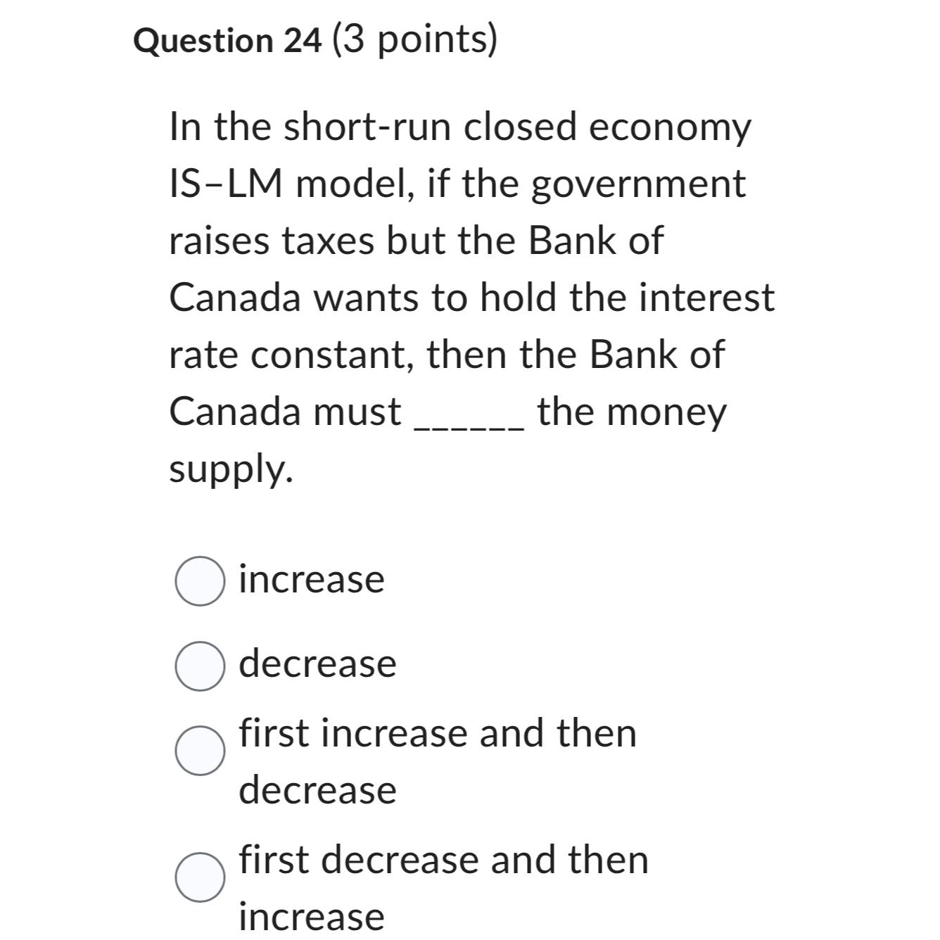 Solved Question 24 3 points In the short run closed Chegg