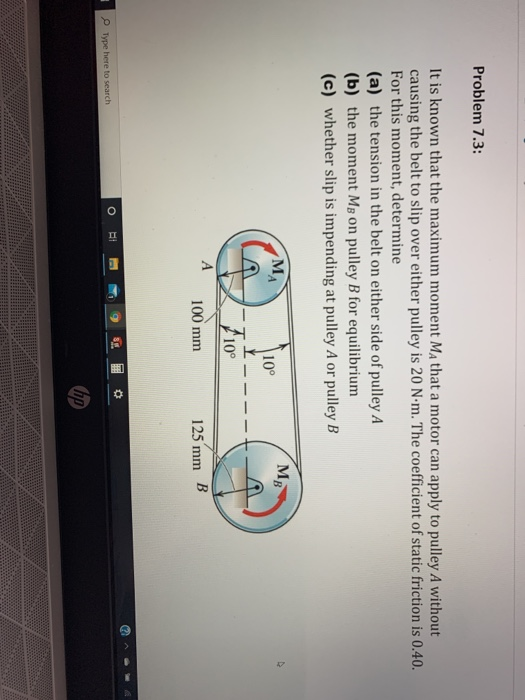 Solved Problem 7.1 A worker pulls a 400N box up a ramp