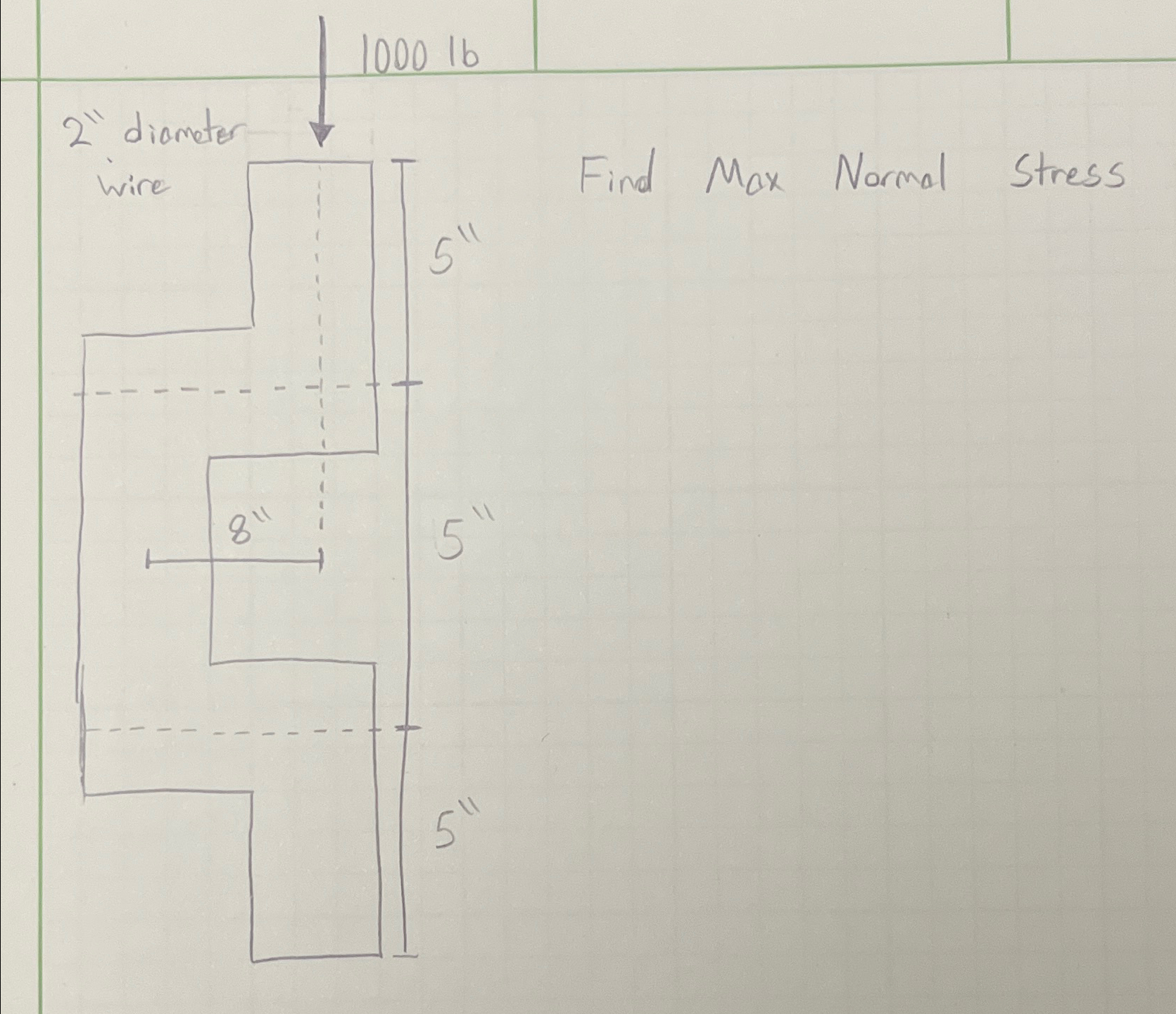 Solved Find Maximum Normal Stress | Chegg.com