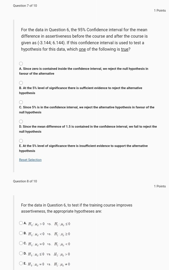 Solved Questions 6 to 8 are based on the following: A large | Chegg.com