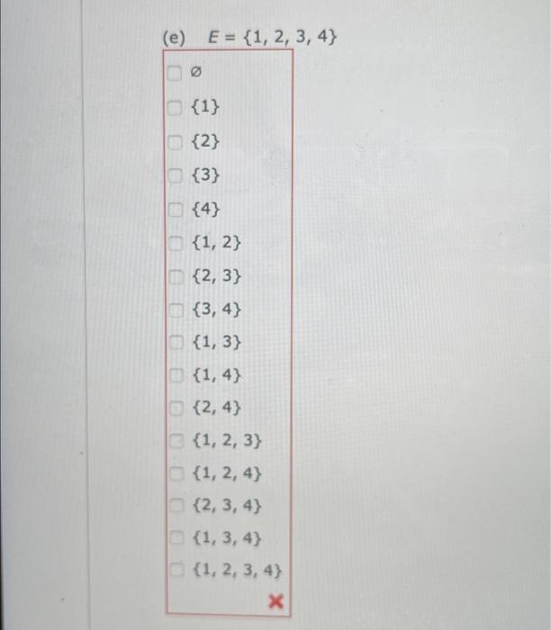 Solved TU. List all possible subsets of the given set. | Chegg.com