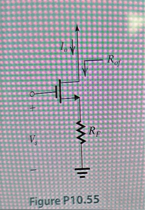 Solved 10.55 Consider the circuit in Fig. P10.55 as a | Chegg.com