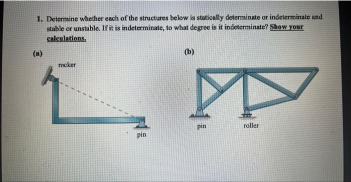 Solved 1. Determine whether each of the structures below is | Chegg.com