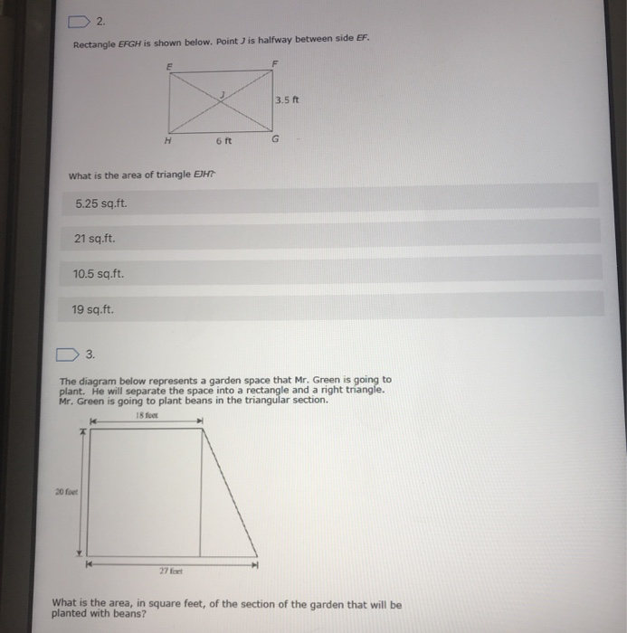 Solved D Rectangle Efgh Is Shown Below Point Is Halfway Chegg Com