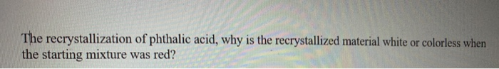 Solved You are given an unknown solid compound. You observe | Chegg.com
