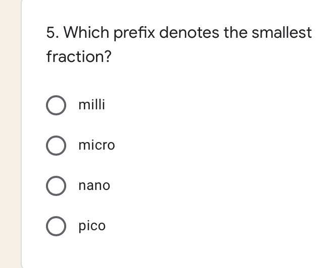 Prefix micro