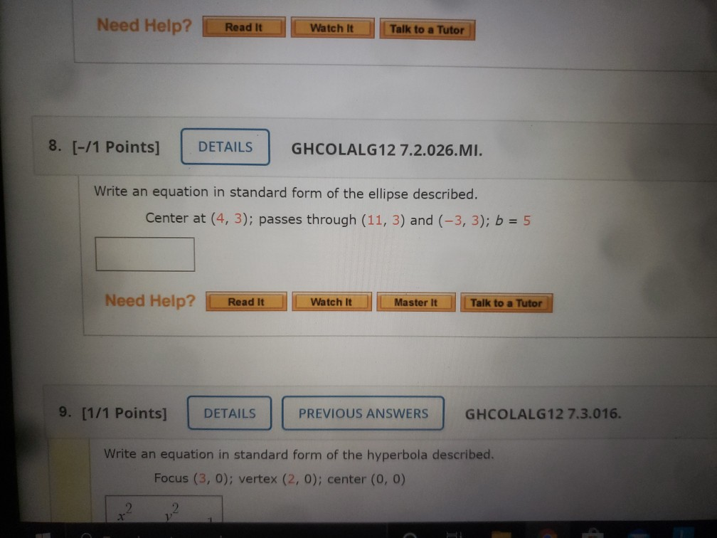 Solved Need Help? Read It Watch It Talk to a Tutor 8. [-/1 | Chegg.com