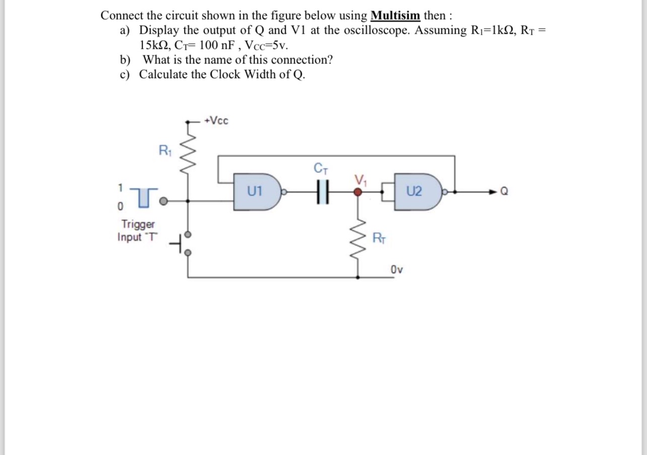 Solved Connect the circuit shown in the figure below using | Chegg.com