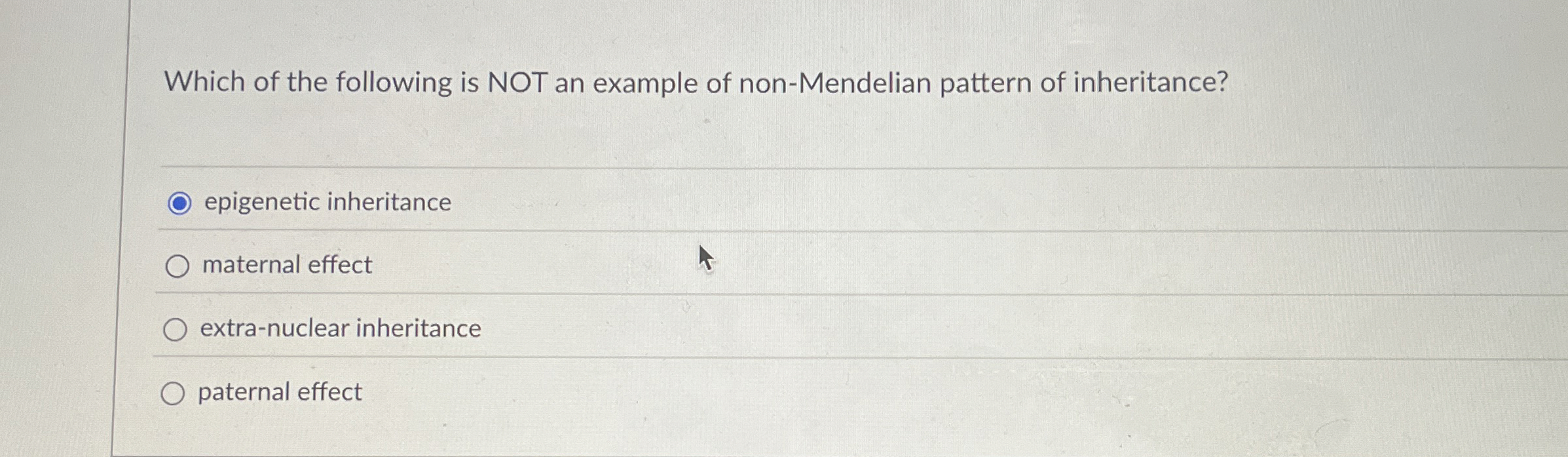 Solved which of the following is not an example of chegg