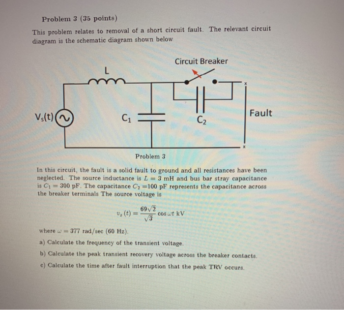 Solved Problem 3 (35 points) This problem relates to removal | Chegg.com